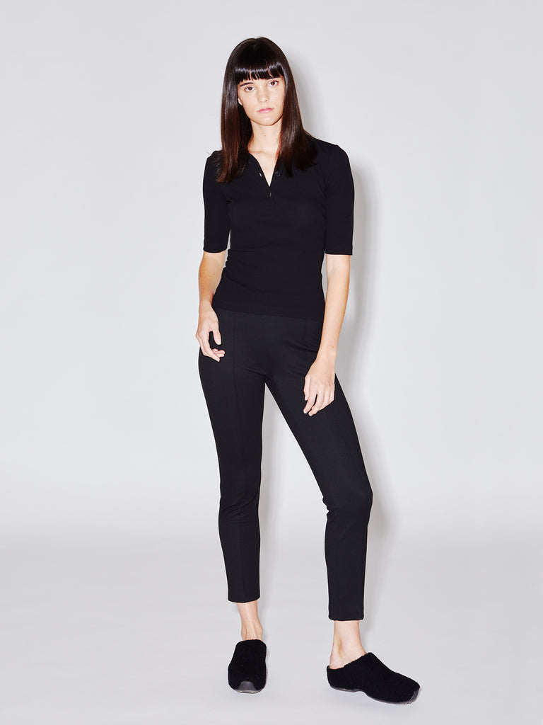 Pull On Cropped Slim Pant