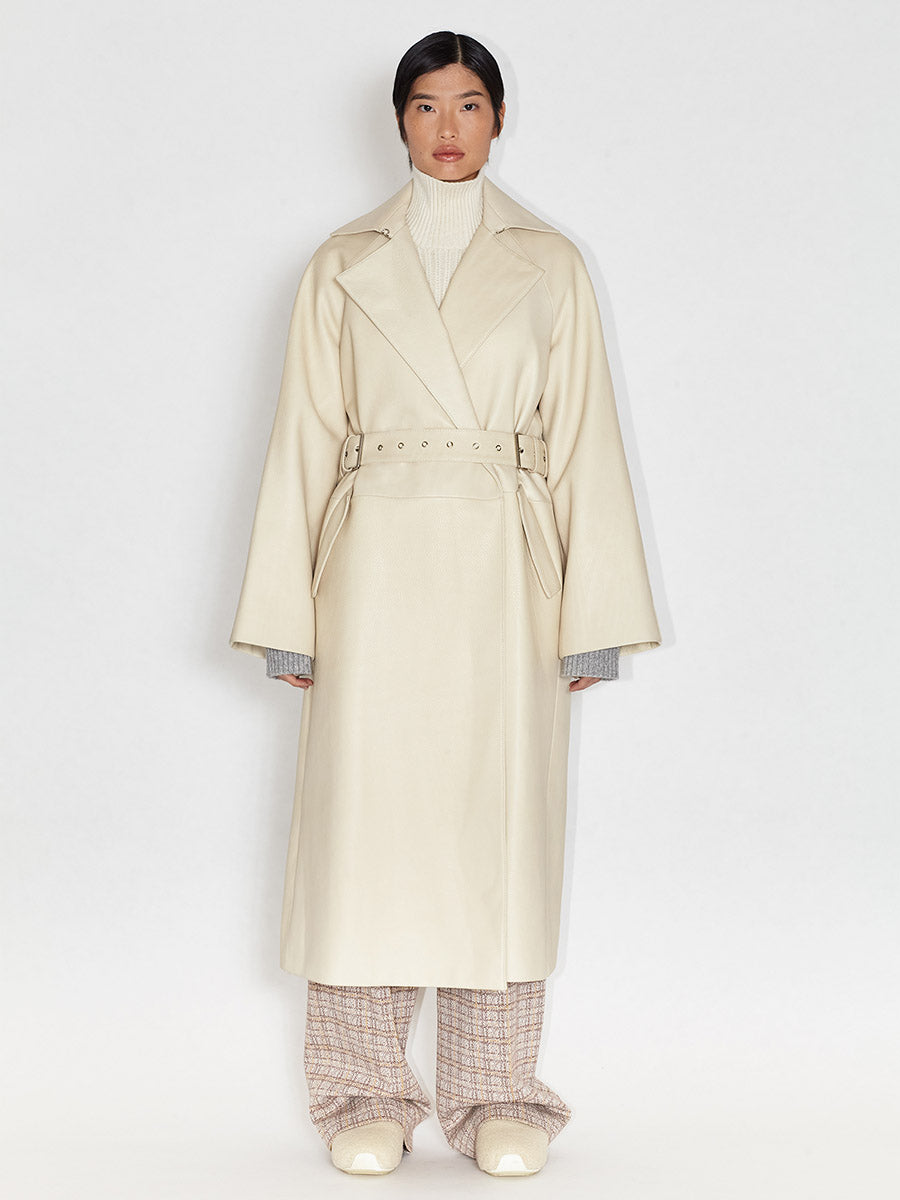Buckle Belt Trench Coat – Rosetta Getty