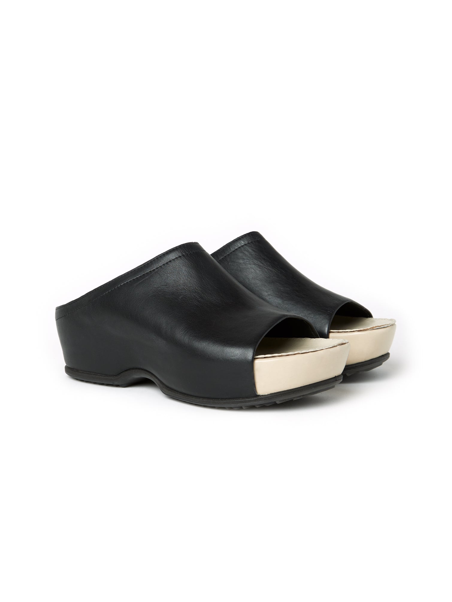 Rosetta Getty X ECCO Women s Open Toe Leather Clogs